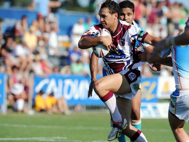 Fullback Dennis Sandow was at his dynamic best in the 2009 season and instrumental in the grand final.