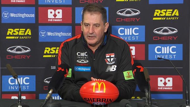 Ross Lyon spoke to the media.