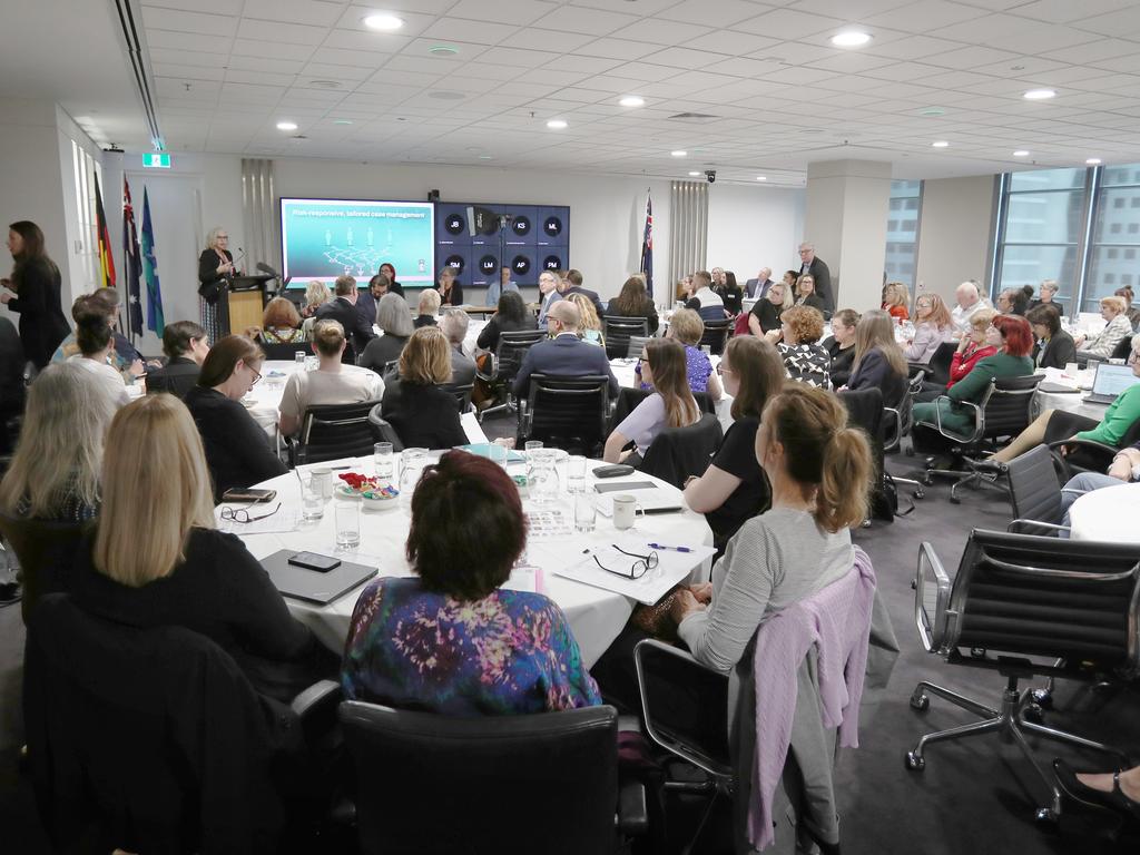 The National Domestic Violence Symposium held inside the Family Court Building in Melbourne.