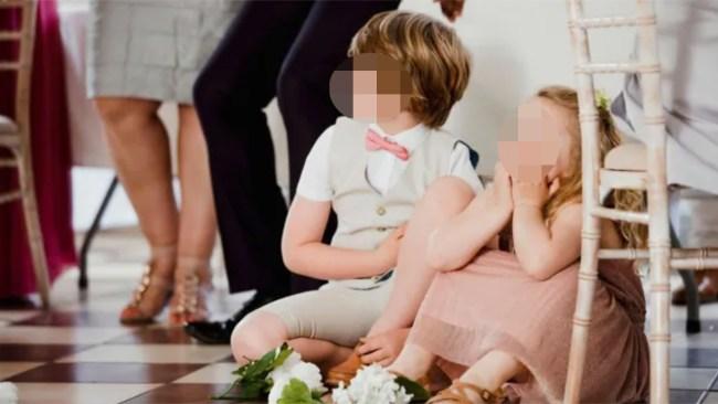 Nursing babies were allowed at the wedding, but not older children. Photo: iStock