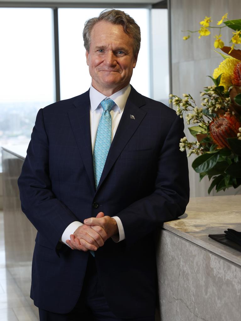 Bank of America CEO Brian Moynihan has talked up the need to drive organic growth by getting existing operations working more efficiently. Picture: John Feder