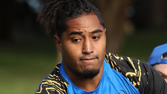 PERTH, AUSTRALIA - JUNE 16: Feleti Kaitu'u during a Western Force Super Rugby training session at UWA Sports Park on June 16, 2020 in Perth, Australia. (Photo by Paul Kane/Getty Images)