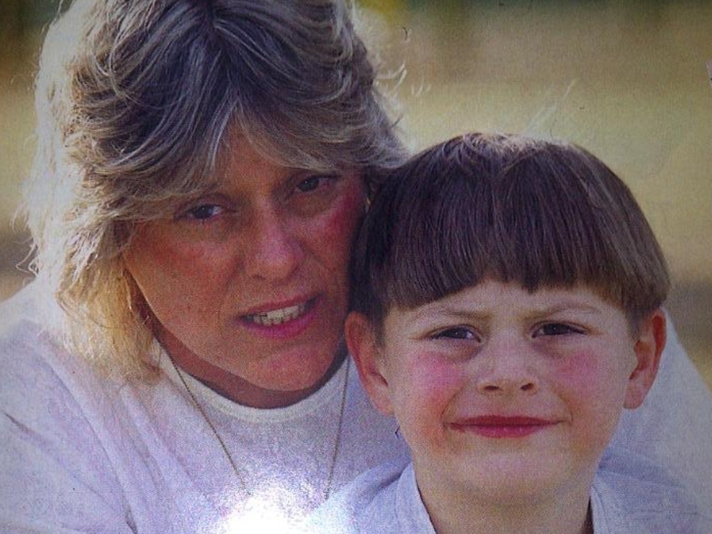 Isabel Beard and son Matthew in 1994 taken from a New Idea magazine article.