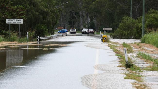 Education Queensland has closed several state schools on Tuesday in response to the heavy downpour that inundated Brisbane’s northern suburbs overnight. Picture: Liam Kidston