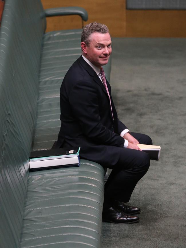 Christopher Pyne’s comments incensed former PM Tony Abbott. Picture: Ray Strange.