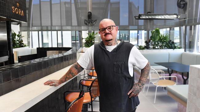 The first look at Sora, a new restaurant and rooftop bar with a menu by chef Adam Liston Picture: Keryn Stevens