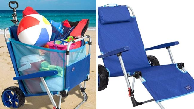 Beach day lounger online cart