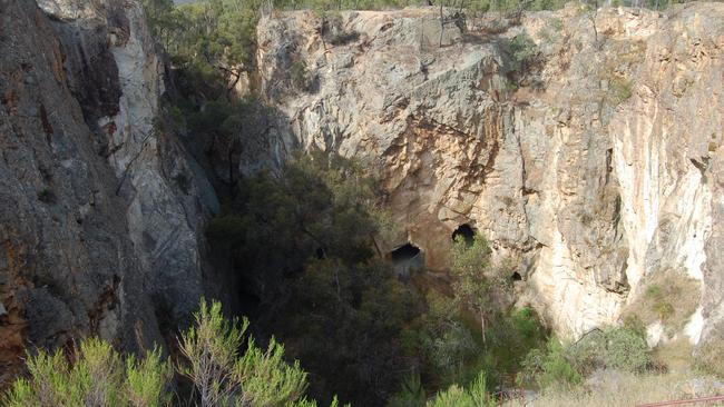 Balaclava Mine was once so busy nearby Whroo was thriving. Picture: Parks Victoria.