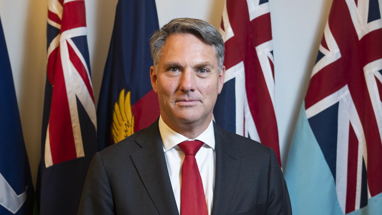 Deputy Prime Minister Richard Marles urged people not to ‘overreact’. Picture: NCA NewsWire / Martin Ollman