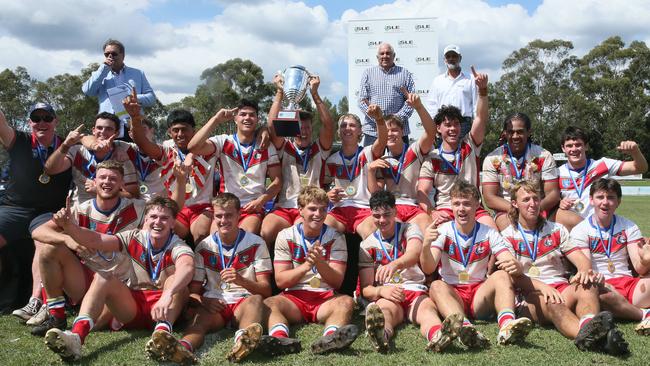 The Colts celebrating their victory. Picture: Sue Graham