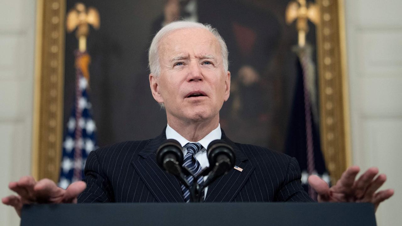 Joe Biden would have an active role to play under Alan Dupont’s proposal. (Photo by Brendan Smialowski / AFP)