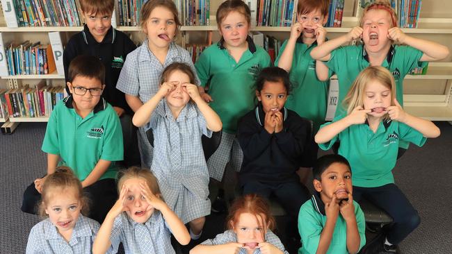 Grovedale West Primary School Prep A Back Row From Left: Lincoln Thompson, Kaelyn Carter-Robertson, Raffy Murphy, Max Dodds, Blair Gayland Middle Row From Left : Wilder Gosper, Ayla Toby, Agamjot Kaur, Georgia Palmer Front Row From Left: Chloe Gajic, MiaMunro, Eden Gray, Shankar Sreekanth Picture: Mark Wilson