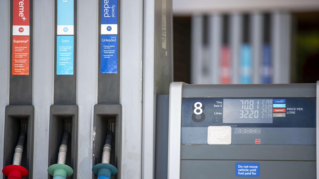 Petrol price hikes put new pressure on household budgets. Picture: NCA NewsWire / Naomi Jellicoe