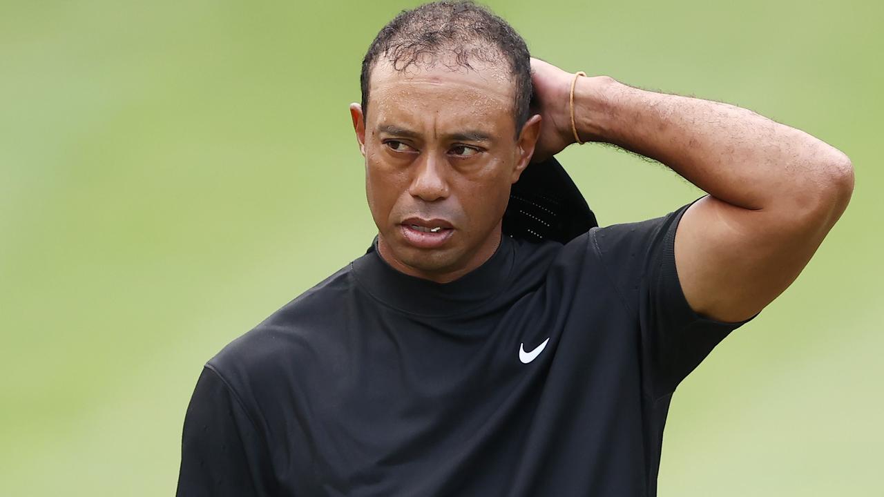 Tiger Woods struggled. Ezra Shaw/Getty Images/AFP