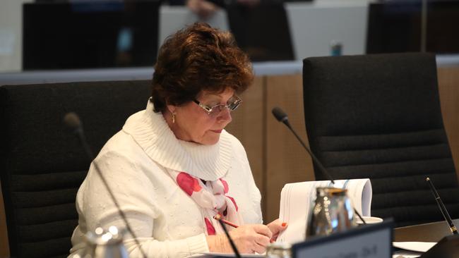 Mayor Tom Tate brought down his 10th budget at the Gold Coast City Council chambers at Evandale. Councillor Daphne McDonald. Picture Glenn Hampson