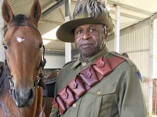 HONOURING: Eugene Ghee will be riding in this year's Anzac Day parade in Gatton. Picture: Contributed