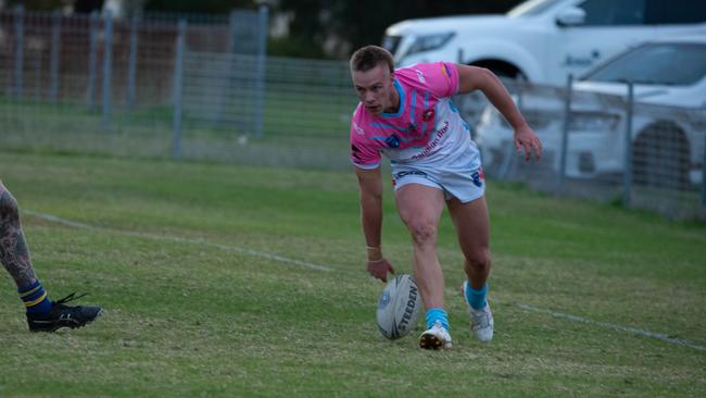 Cody Roach scoring a try. Picture: Thomas Lisson