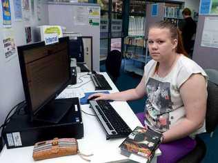 HUGE LOSS: Portia Brown, 13 of Goonellabah, would find it difficult to complete her school work if the Goonellabah Library closed. Picture: Cathy Adams