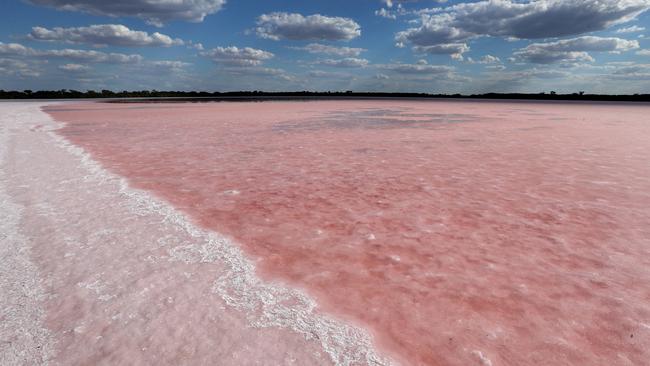 Pretty in pink: Pink Lake in Dimboola. Picture: David Geraghty