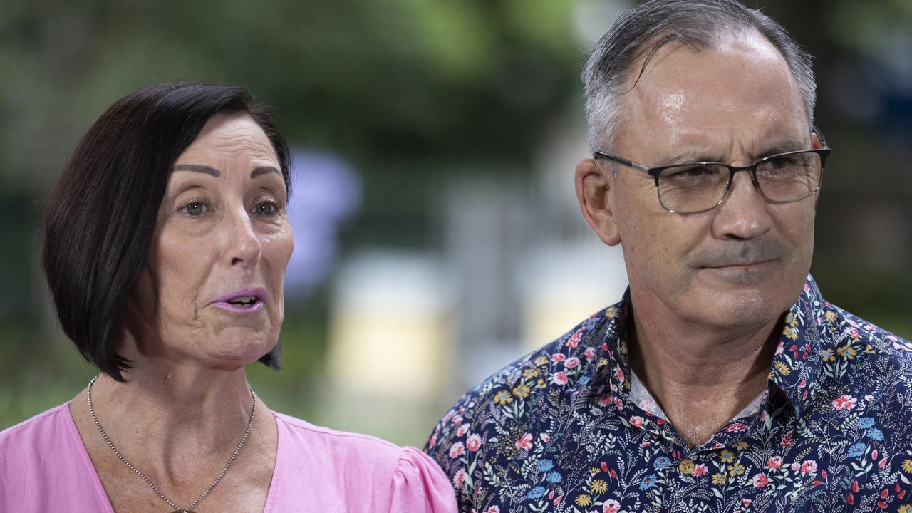 Hannah Clarke's parents Sue and Lloyd. File picture: NewsWire / Sarah Marshall