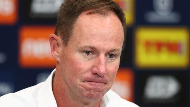 Justin Holbrook put the blowtorch on referee Chris Sutton and The Bunker. Picture: Chris Hyde/Getty Images