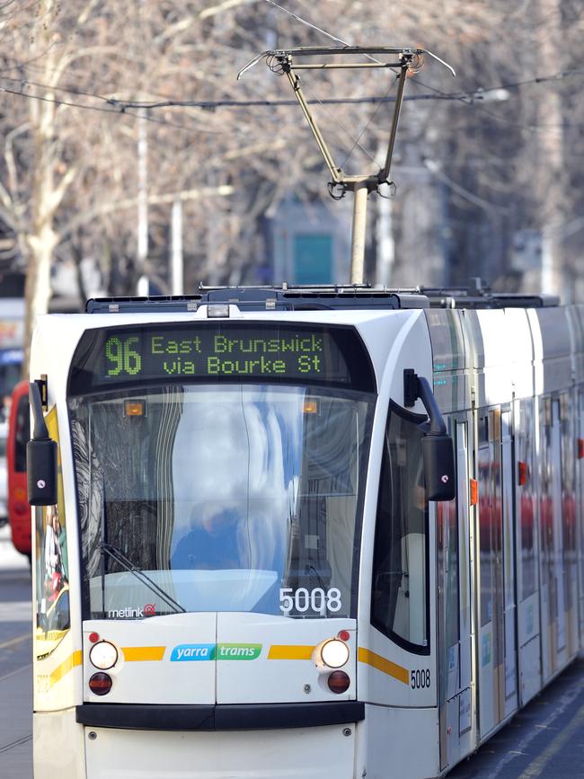 Catching a tram to school is a good option for high school students.