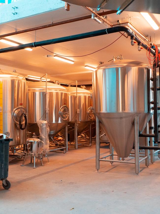 The brewery will pump out five beers and a cider to start with.