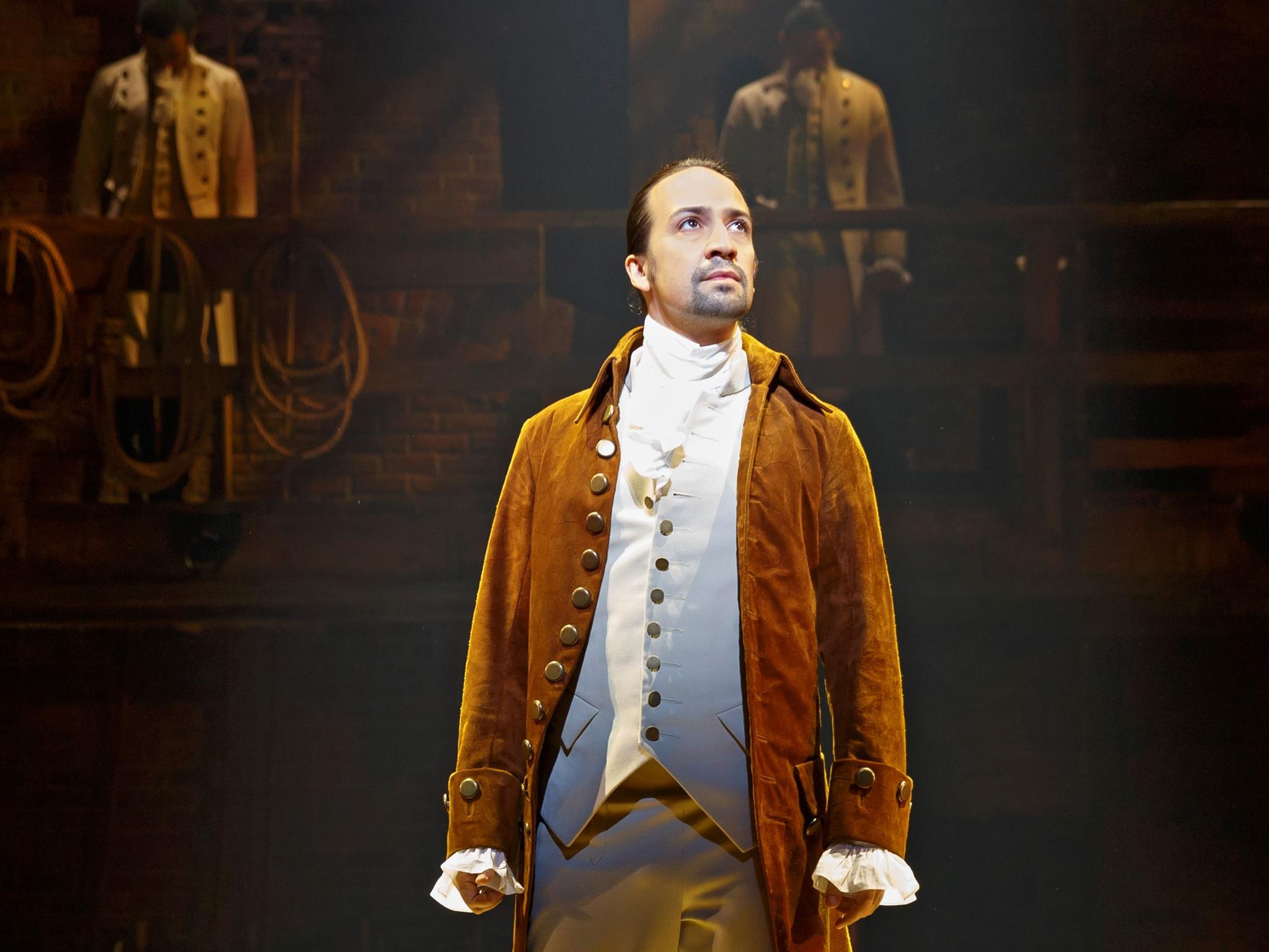 Lin manuel miranda online plays hamilton