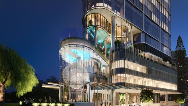 Artist impressions of the Aquis Pacific Point development. Supplied by Aquis