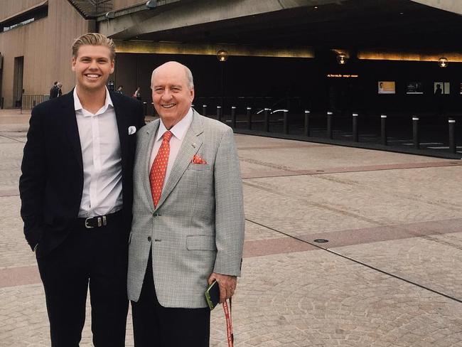 Thrupp and Jones outside the Opera House last year. Picture: Instagram