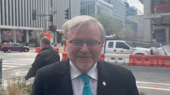 Kevin Rudd starts his new role as the Australian Ambassador to the US. Source - https://twitter.com/AmboRudd