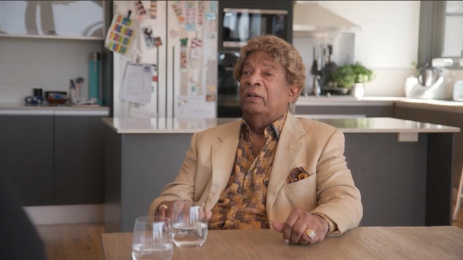 Kamahl listens to Synot and Simpson. Picture: Supplied