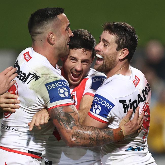 Ben Hunt (C) reminded Origin selectors of his skills too. Picture: Cameron Spencer/Getty Images