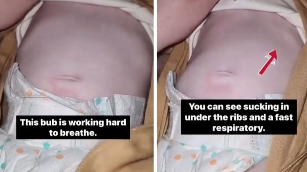 Baby breathing heavy cheap in sleep