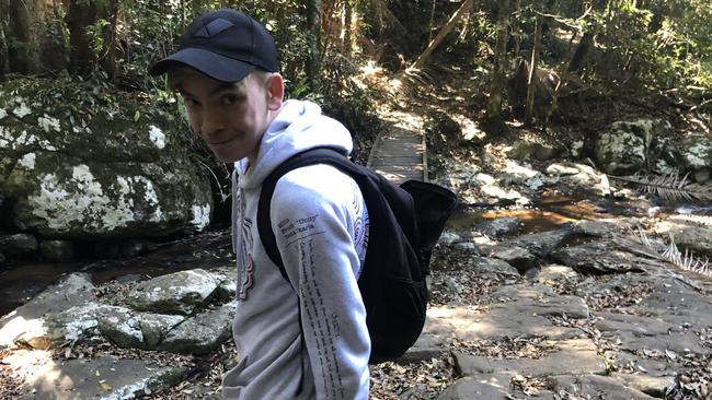 Keebra Park High School Year 12 student Bailey Thompson-Rowsell has been denied access to his formal because his mother is behind in his fees. Picture: Supplied.