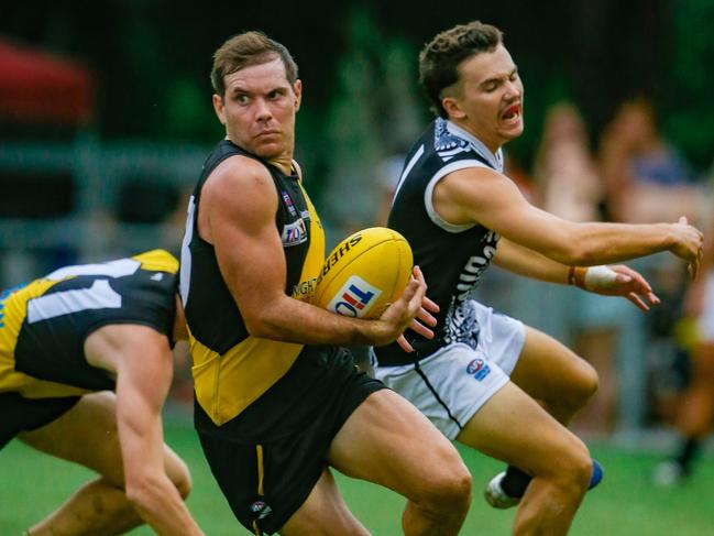 Brodie Filo once again played a massive role in Nightcliff’s title run. Picture: Glenn Campbell