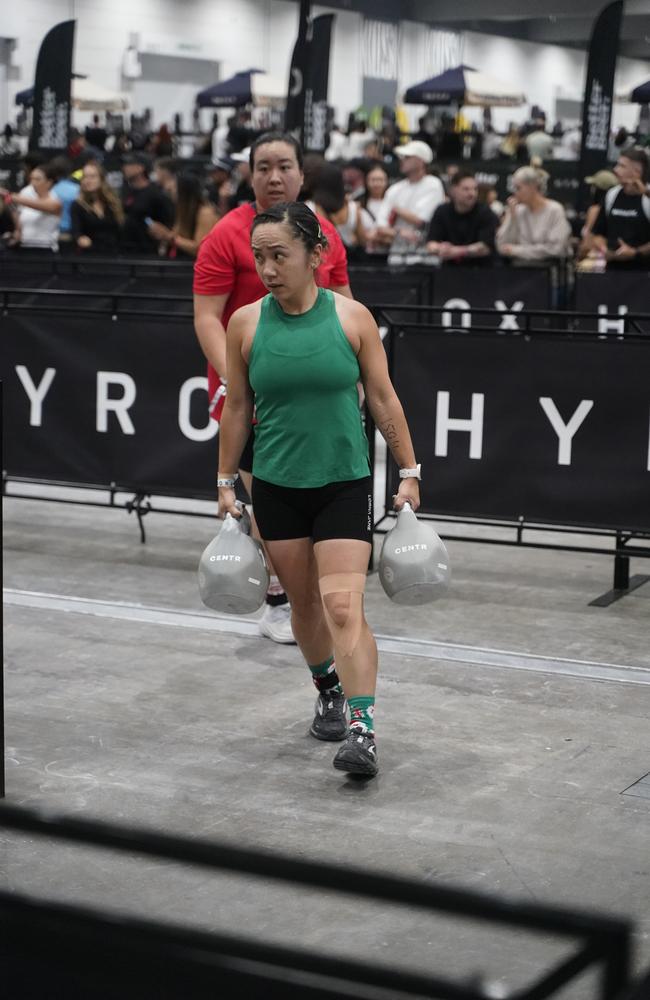 10000 athletes put their fitness to the test in a massive Hyrox competition this weekend (14-15 Dec) at Melbourne Exhibition and Convention Centre. Picture Valeriu Campan