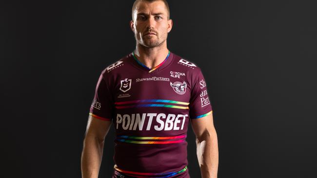 The jersey some Manly players don’t want to wear. Picture: Manly Digital