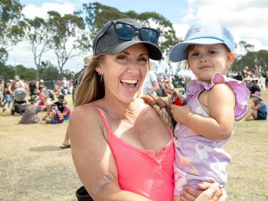 Amanda and Hayley Wells. Meatstock - Music, Barbecue and Camping Festival at Toowoomba Showgrounds.Saturday March 9th, 2024 Picture: Bev Lacey