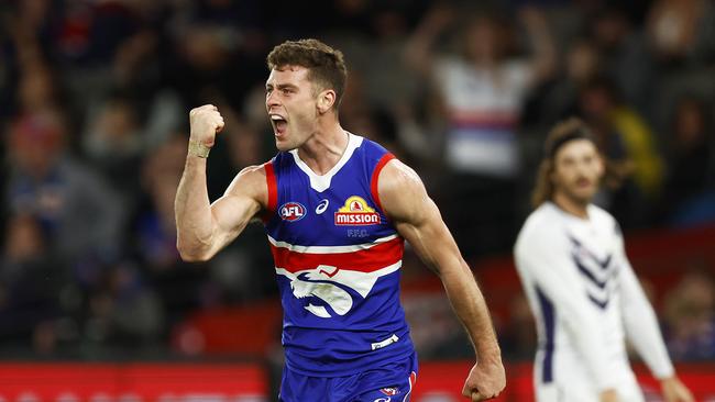 Former Bulldogs star Josh Dunkley is confident about Brisbane’s premiership hopes. Picture: Daniel Pockett/Getty Images