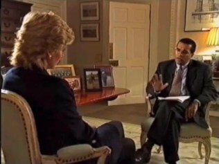 Princess Diana during her 1995 interview with Martin Bashir. Picture: BBC