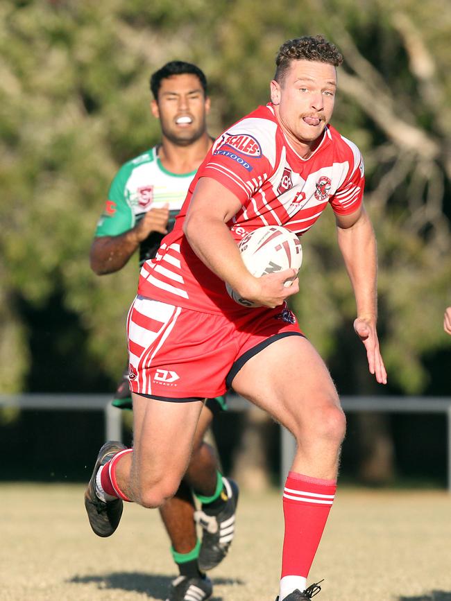 RLGC Round 3 match from Robert Dalley Park. A Grade; Helensvale Hornets vs. Currumbin Eagles. Stuart Mason. 23 May 2021 Helensvale Picture by Richard Gosling