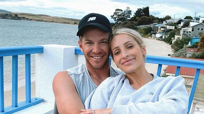 Tim Paine and wife, Bonnie Paine.