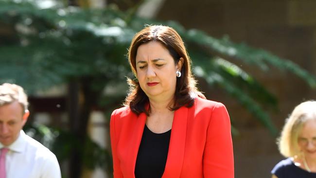 Queensland Premier Annastacia Palaszczuk. Picture: (AAP Image/Darren England)