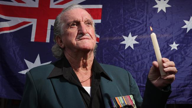 Peter Dalgrin served in Vietnam in 1966. Picture: Glenn Hampson