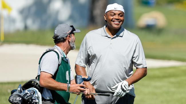 Barkley will have lots more time to work on his notoriously bad golf game. (Isaiah Vazquez/Clarkson Creative/Getty Images/AFP)