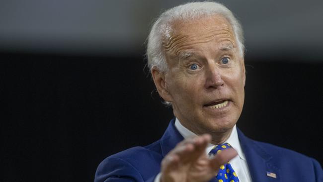 Joe Biden is expected to announce his running mate in coming weeks. Picture: AFP