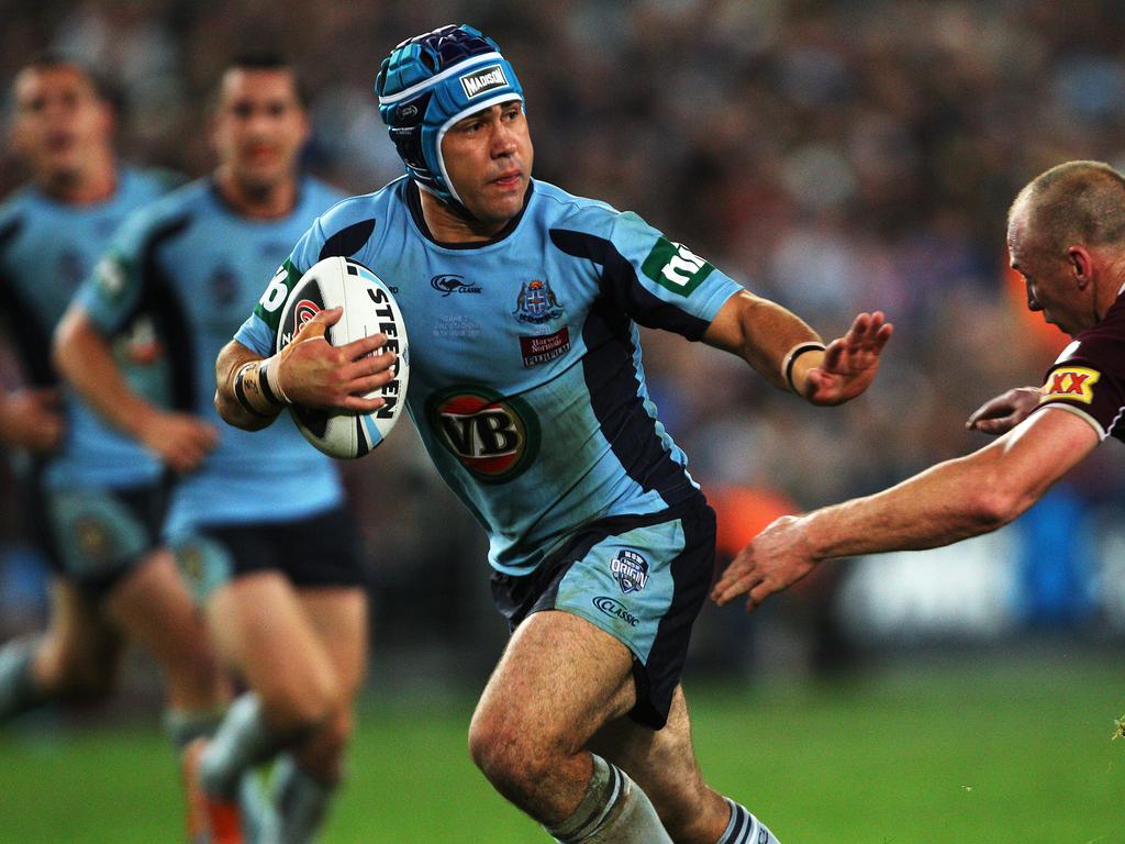 Soward also played three games for the Blues at State of Origin level. Picture: News Limited