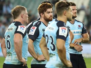 SYDNEY, AUSTRALIA - MARCH 18: Andrew Kellaway of the Waratahs looks dejected after defeat during the round four Super Rugby match between the Waratahs and the Brumbies at Allianz Stadium on March 18, 2017 in Sydney, Australia. (Photo by Mark Kolbe/Getty Images)