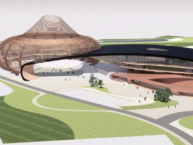 Concept designs for the Lockyer Valley Equine Precinct, which will be built at the Lockyer Valley Turf Club.